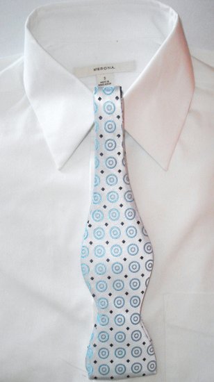 MEN'S SILK SELF-TIE BOW TIE - FREE SHIPPING WORLDWIDE!