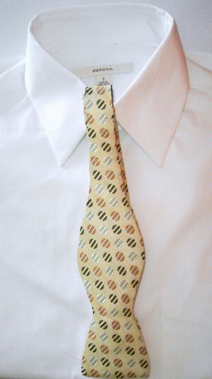 MEN'S SILK SELF-TIE BOW TIE - FREE SHIPPING WORLDWIDE!