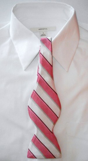 MEN'S SILK SELF-TIE BOW TIE - FREE SHIPPING WORLDWIDE!