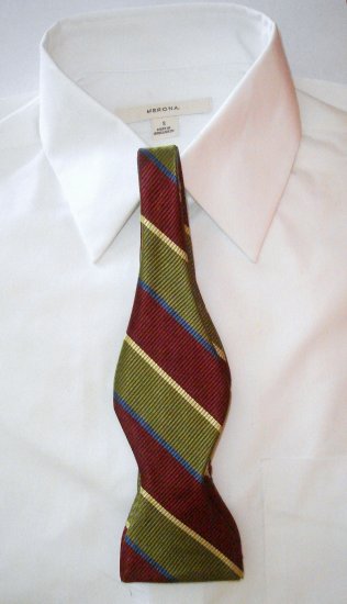 MEN'S SILK SELF-TIE BOW TIE - FREE SHIPPING WORLDWIDE!