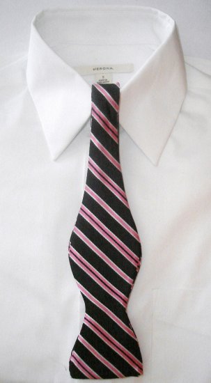 MEN'S SILK SELF-TIE BOW TIE - FREE SHIPPING WORLDWIDE!