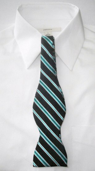 MEN'S SILK SELF-TIE BOW TIE - FREE SHIPPING WORLDWIDE!
