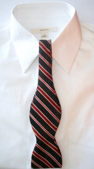 MEN'S SILK SELF-TIE BOW TIE - FREE SHIPPING WORLDWIDE!