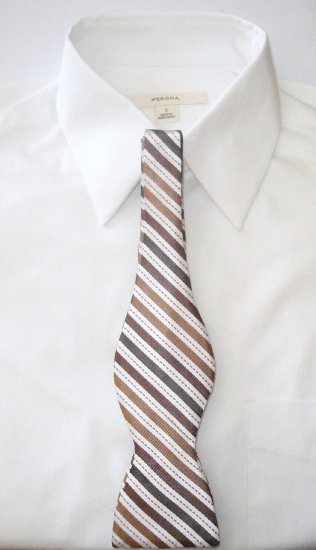 MEN'S SILK SELF-TIE BOW TIE - FREE SHIPPING WORLDWIDE!