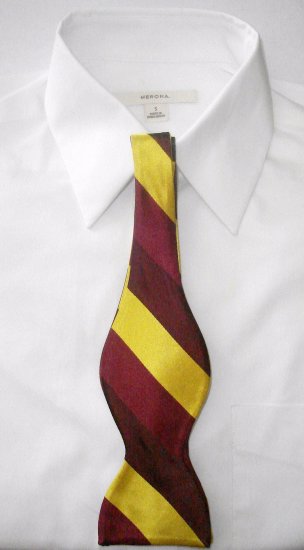 MEN'S SILK SELF-TIE BOW TIE - FREE SHIPPING WORLDWIDE!