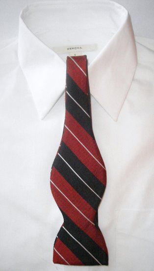 MEN'S SILK SELF-TIE BOW TIE - FREE SHIPPING WORLDWIDE!