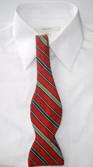 MEN'S SILK SELF-TIE BOW TIE - FREE SHIPPING WORLDWIDE!