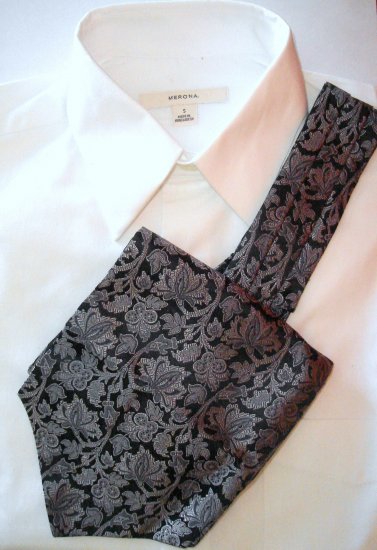 MENS WOVEN SILK ASCOT - FREE SHIPPING WORLDWIDE!