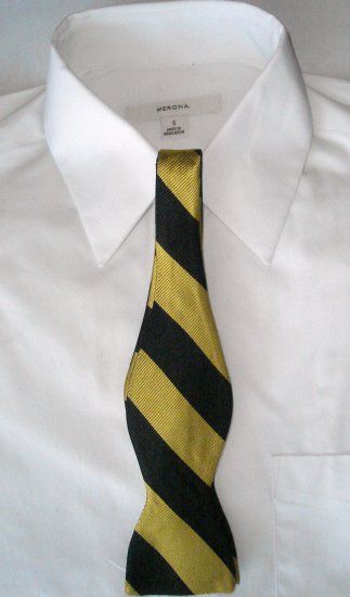 MEN'S SILK SELF-TIE BOW TIE - FREE SHIPPING WORLDWIDE!