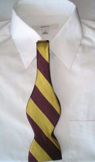 MEN'S SILK SELF-TIE BOW TIE - FREE SHIPPING WORLDWIDE!