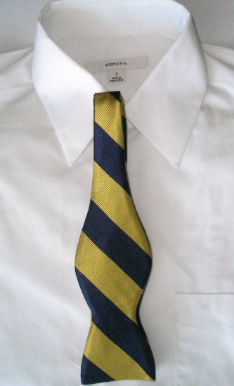 MEN'S SILK SELF-TIE BOW TIE - FREE SHIPPING WORLDWIDE!