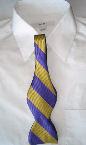 MEN'S SILK SELF-TIE BOW TIE - FREE SHIPPING WORLDWIDE!