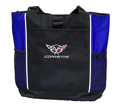 C5 Corvette Tote Bag - Blue