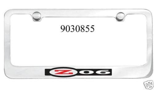C5 Z06 Corvette Engraved License Plate Frame