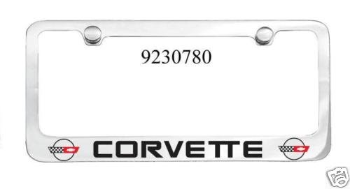 C4 Corvette Engraved License Plate Frame