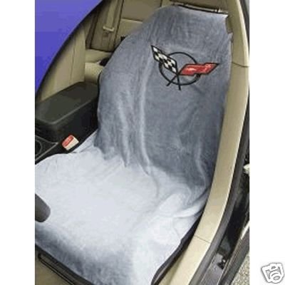 C5 Corvette Seat Armour 100% Cotton Seat Cover 2PK Grey