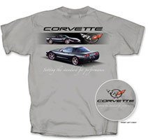 C5 Corvette "Setting the Standard..." Grey T-Shirt - L