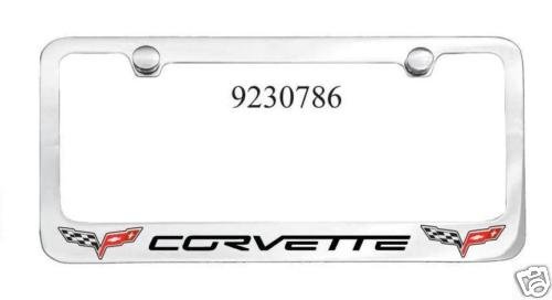 C6 Corvette Engraved License Plate Frame