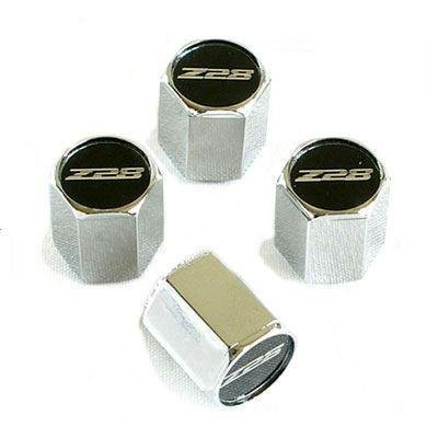 Chevy Camaro Z28 Logo Valve Stem Caps - (Set of 4)