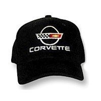 C4 Corvette Black Low Profile Brushed Twill Hat