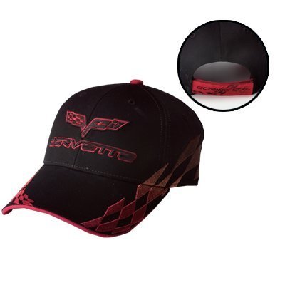 C6 Corvette Bad Vette Hat - Red