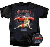 C2 Corvette Stingray "Head Turner" Pinup T-Shirt - XL