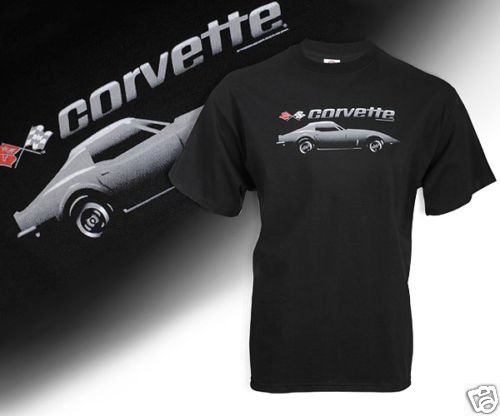 C3 Corvette Black Shadow T-Shirt - XL