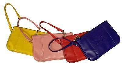 C6 Corvette Women's Leather Embossed Wristlet - Yellow
