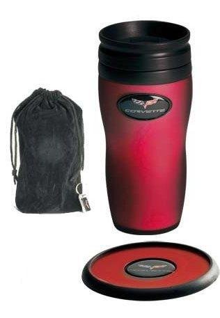 C6 Corvette Soft Touch Tumbler Set - Red