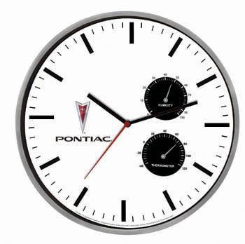 Pontiac Weather Station Clock