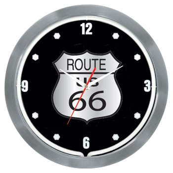 Route 66 Neon Wall Clock