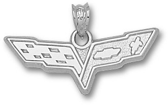 C6 Corvette Sterling Silver Pendant