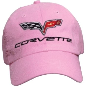C6 Corvette Pink Low Profile Brushed Twill Hat