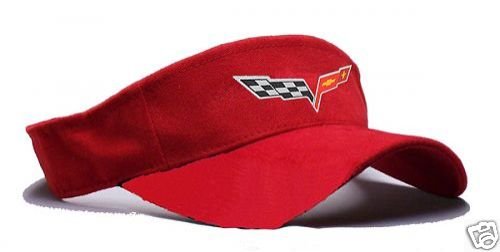 C6 Corvette Visor - Red