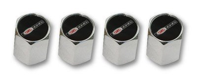 Z06 Corvette Logo Valve Stem Caps - Chrome - (Set of 4)