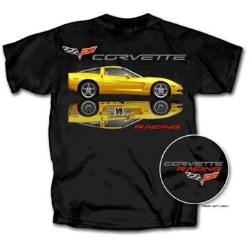 C6 Corvette Coupe and Corvette Racing T-Shirt - M