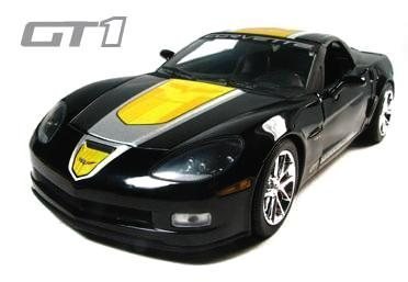 C6 2009 Black Corvette Z06 GT-1 1:24th Diecast