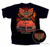Pontiac Firebird Black T-Shirt - XL