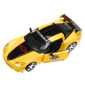 2005 Daytona 500 Yellow and Black C6 Corvette 1:24 Diecast