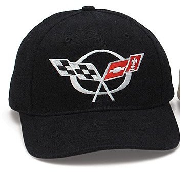 C5 Corvette Black Low Profile Brushed Twill Hat