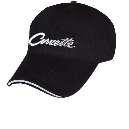 Chevrolet Corvette Script Black Sandwich Brim Hat