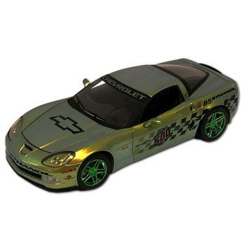 2008 Indy 500 Corvette ZO6 E85 Gold Rush "Green Machine" 1:24 Diecast