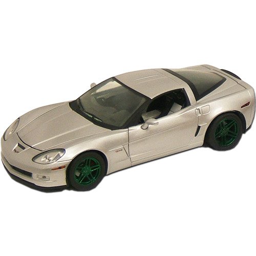 2009 Corvette Blade Silver Ltd. Ed. Z06 Green Mach. 1:24 Diecast
