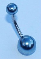 Pearlised Grey Belly Bar