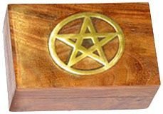 Fancy Wood Box: Pentagram