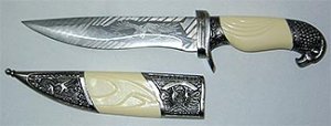 White Handle Eagle Athame Sword
