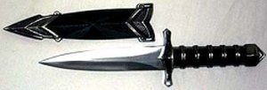 Black Handle Athame Dagger