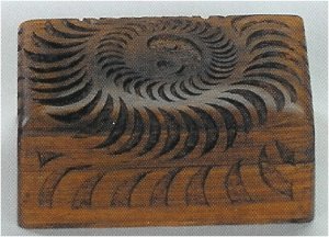 Spiral Wood Tarot Box
