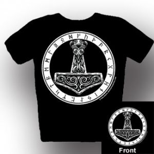 Runic Thor's Hammer Shirt