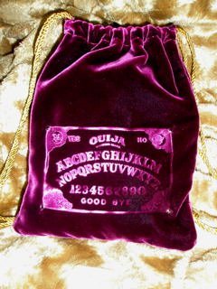 Velvet Embossed Ouija Board Tarot Card Wicca Bag